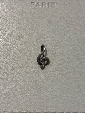 James Avery Vintage Treble Clef Sterling Silver Pendant Necklace Charm